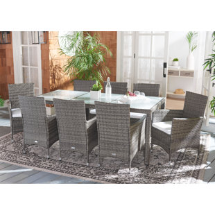 Crestridge rectangular discount outdoor dining table